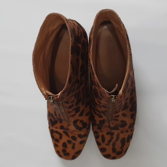 Madewell The Amalia Leopard Print Calf Hair Booties - Picture 6 of 13